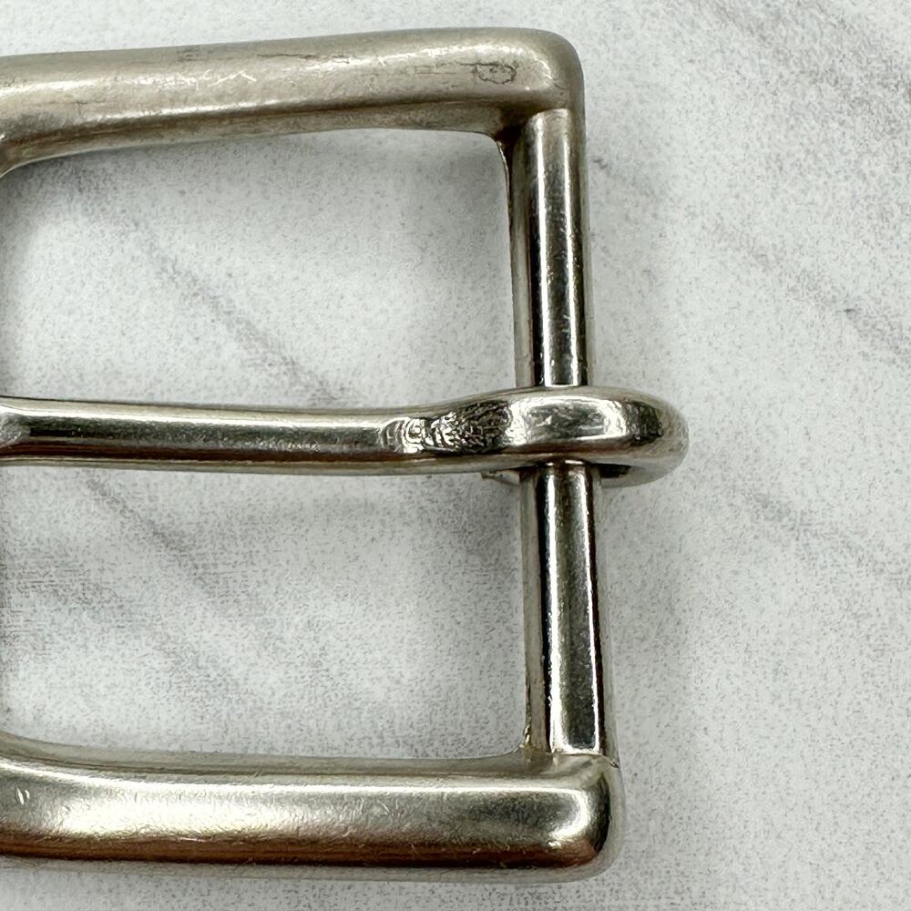 Silver Tone Simple Basic Belt Buckle - Picture 4 of 9